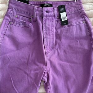AFRM Women's High Rise Lavender Jeans